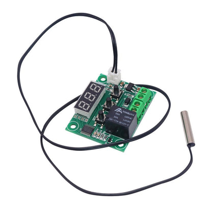 2Pcs Digital Temp Thermostat Control Switch for XH-W1209 (DC12V)