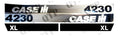 Replacement Bonnet Decal Set for Case IH 4230XL