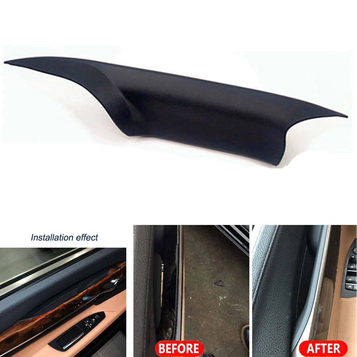 Front Left Inner Door Panel Handle Pull Trim for BMW 7-Series 730 740 750 760