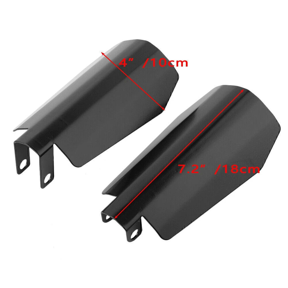 12cm Memphis Shade Coffin Cut Hand Guard for Harley Dyna Baggers Sportster