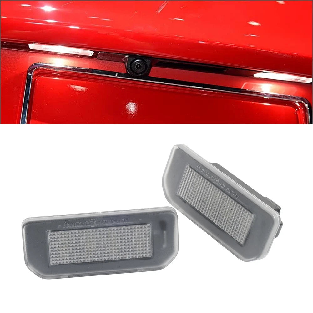 1 Pair ABS Rear License Plate Light Lamp for Tesla Model 3 Y (2017–2023)