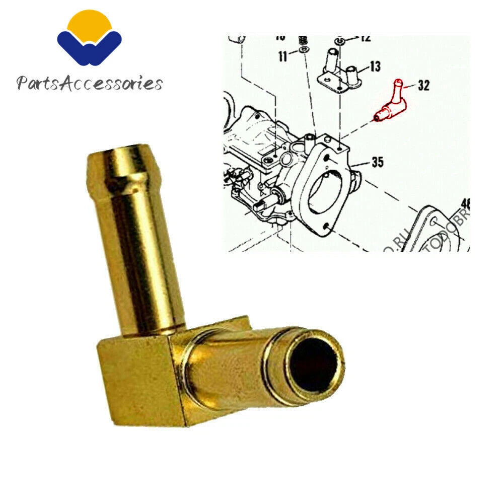 Carb Fuel Inlet Elbow for Kawasaki Vulcan 1500 VN1500 (1995–2004)