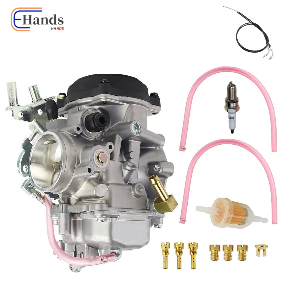 Carburetor & 43" Throttle Cable for Harley Davidson Sportster 883 1200 (US)