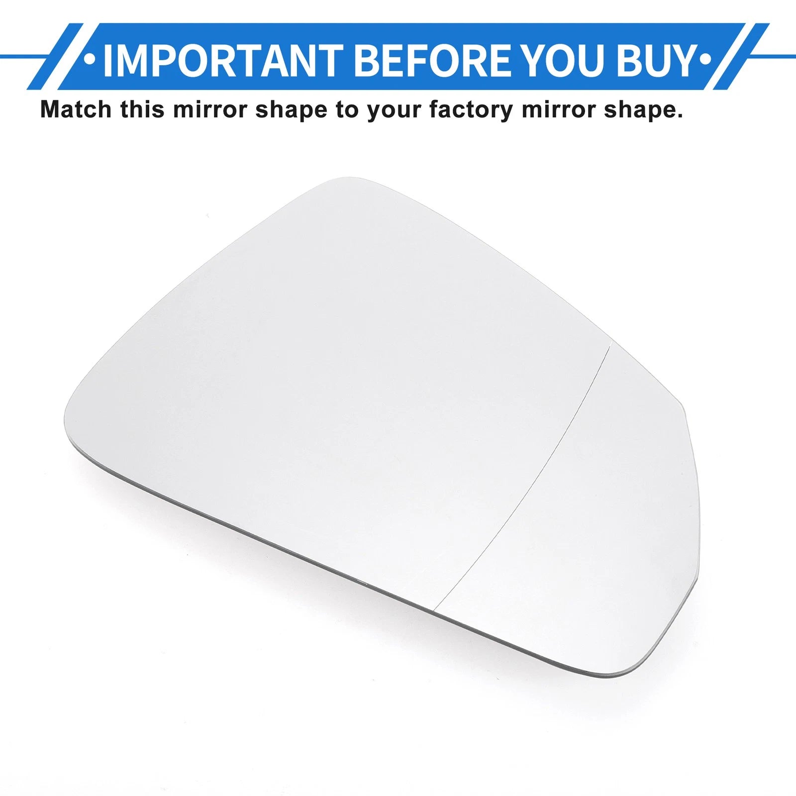 Right Heated Mirror Glass Replacement for BMW X1 (2009–2015)