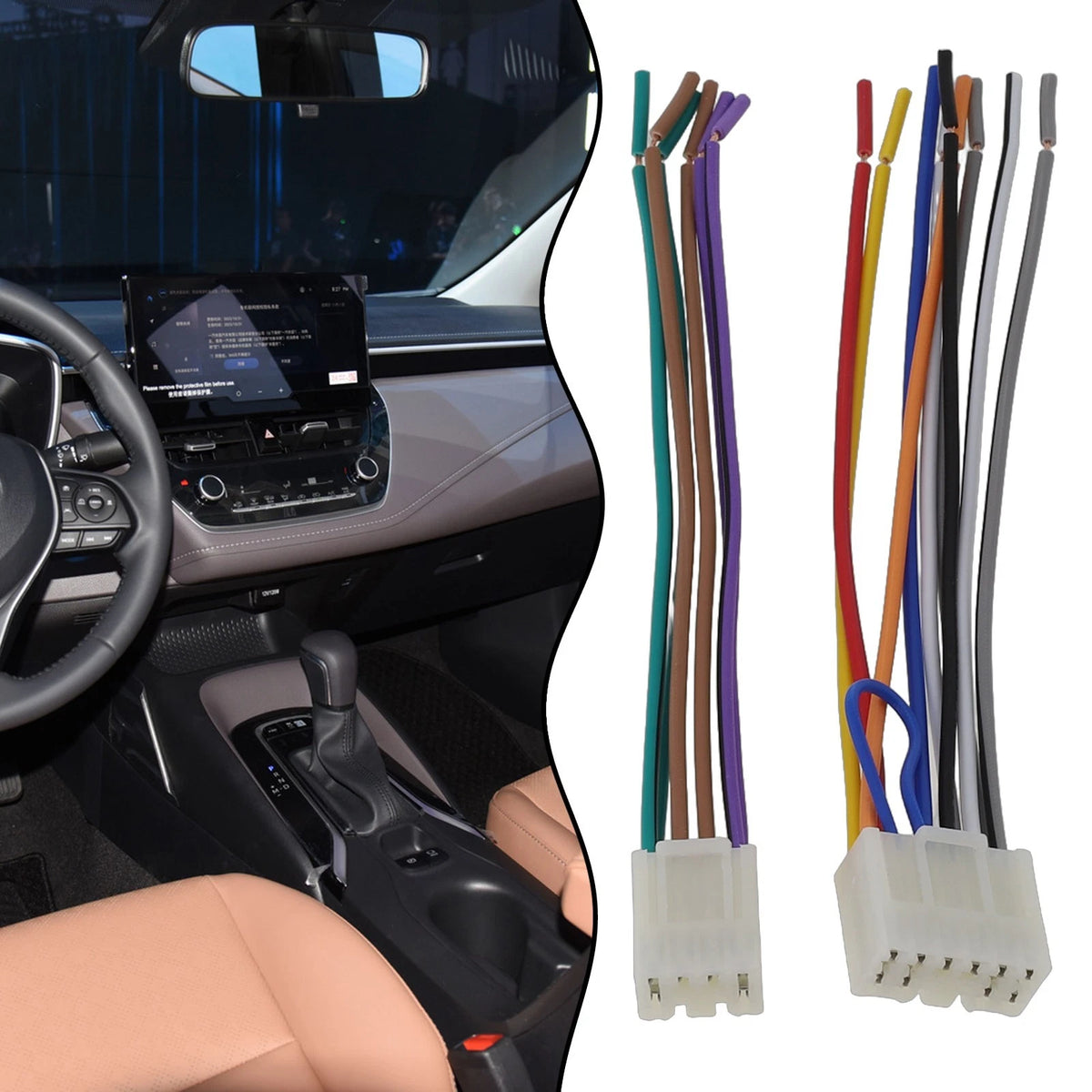 Car Stereo Wiring Harness for Toyota