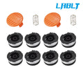 8PK String Trimmer Spool for Black and Decker AF-100-3ZP (30ft .065")