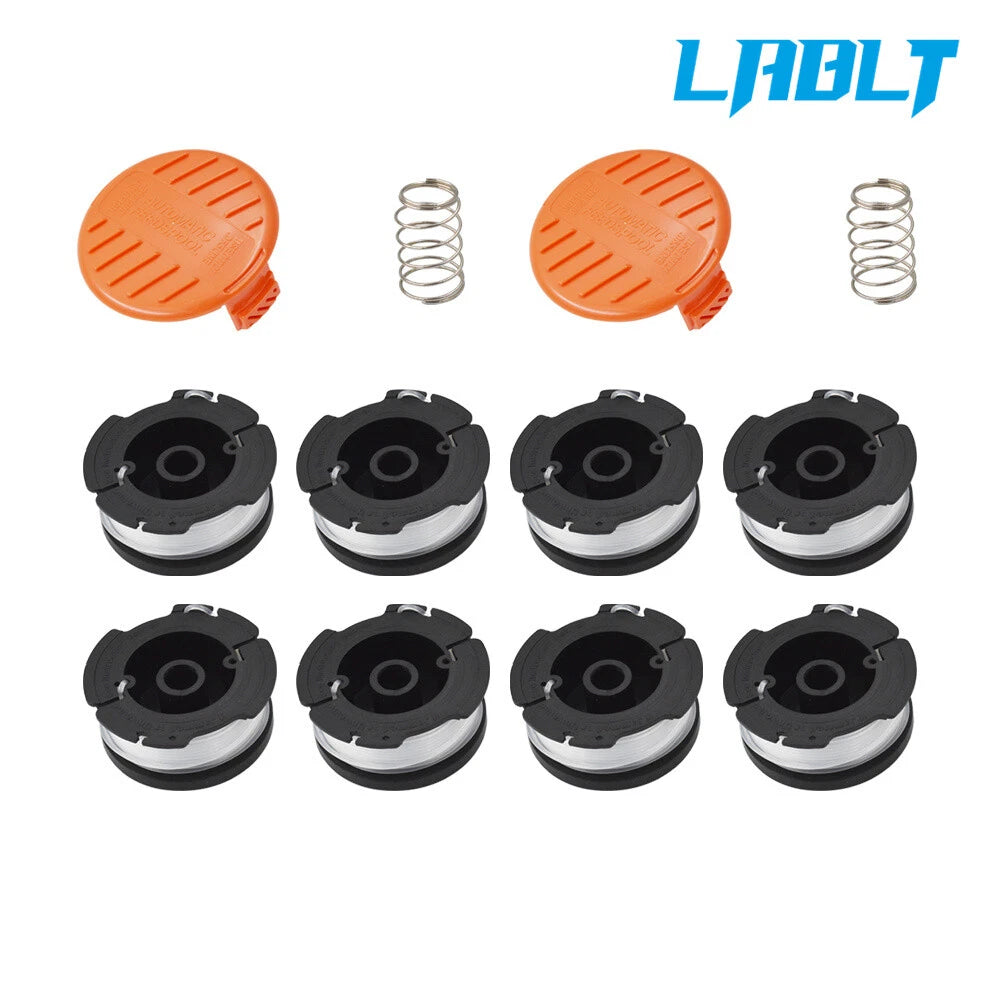 8PK String Trimmer Spool for Black and Decker AF-100-3ZP (30ft .065")