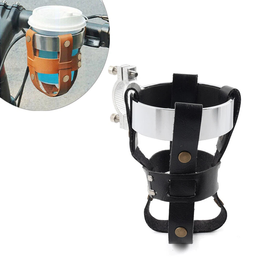 Chrome Handlebar Cup Holder for Harley Chopper (Universal)