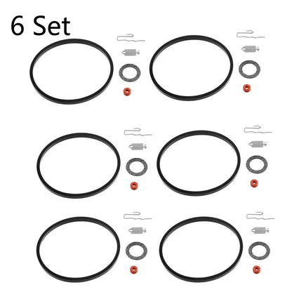 6 Set For Tecumseh 631021 631021A 621021B Carburetor Carb Inlet Needle Seat Kit