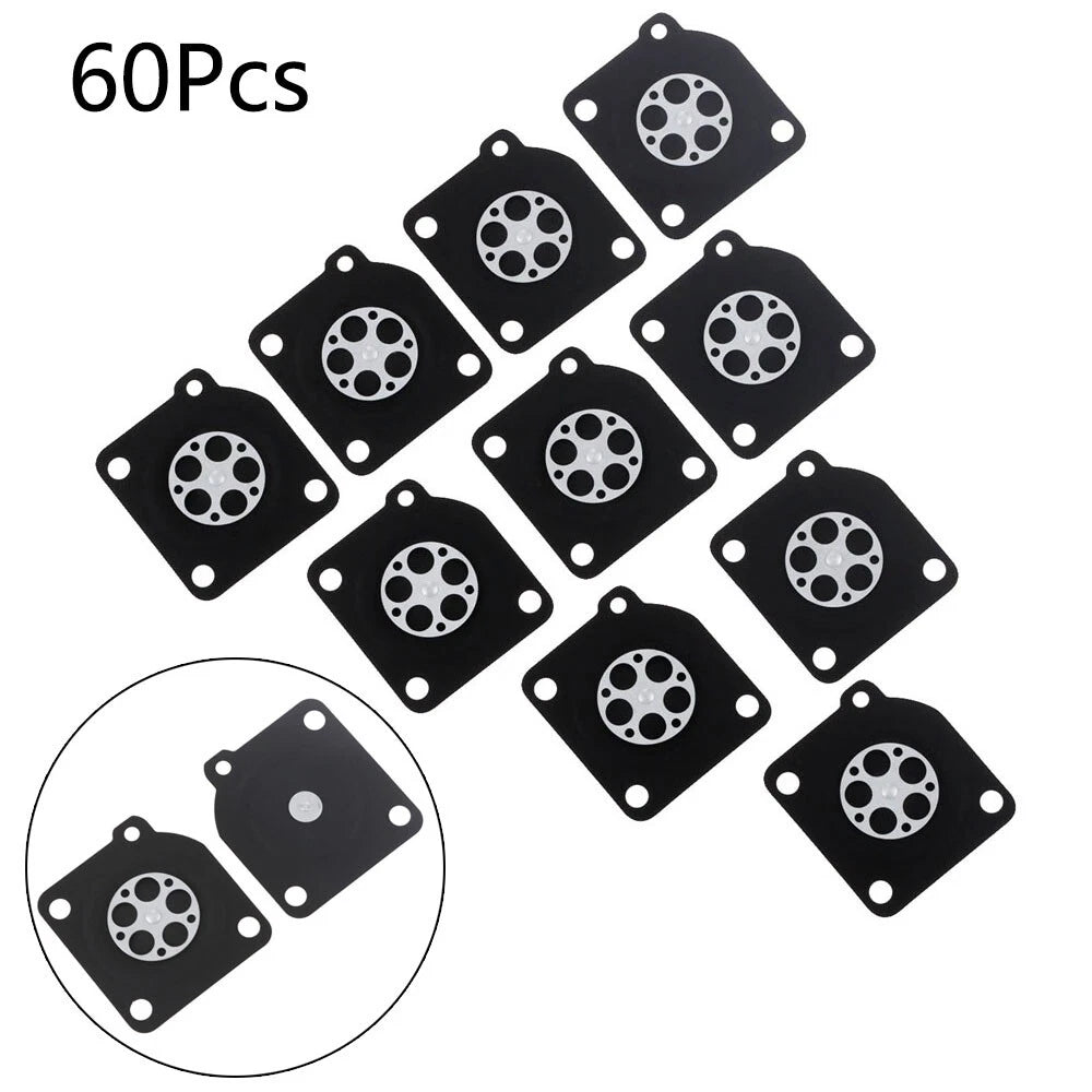 60Pcs Metering Diaphragm for ZAMA C1U Carburetor Chainsaw Parts