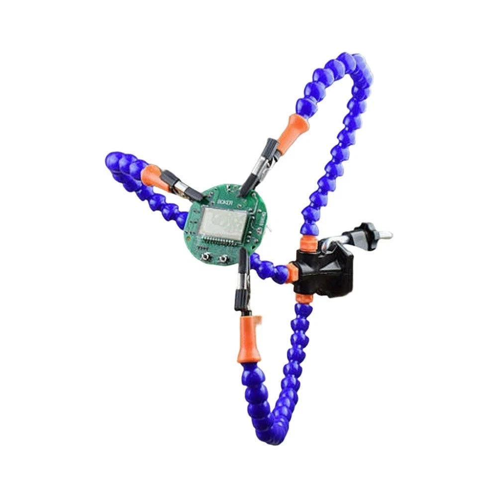 Metal Soldering Helping Hands with Flexible Hose for PCB Board Positioning