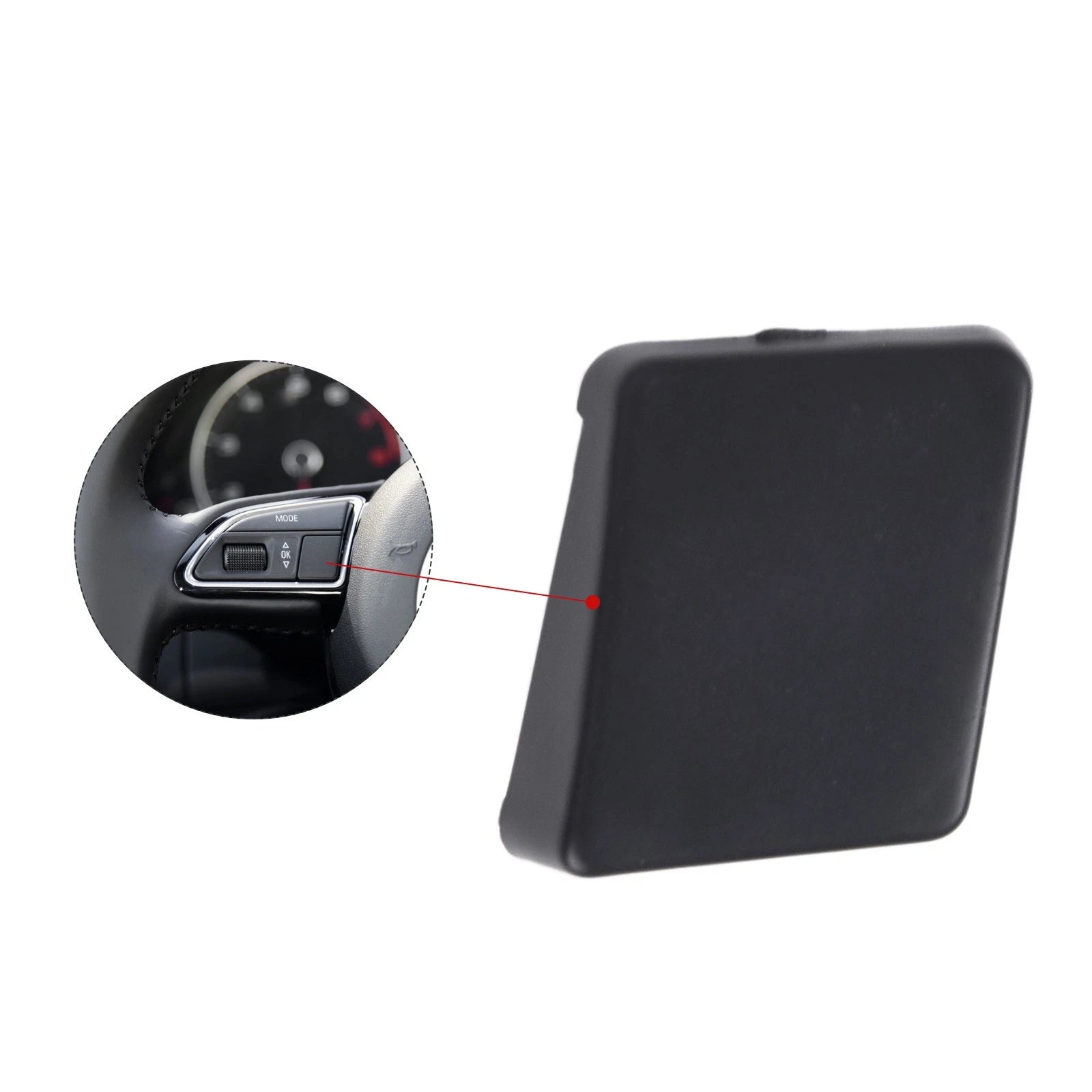 ABS Button Cover for Audi S4/A4 (2013–2016) Q5 (2013–2017) Steering Wheel