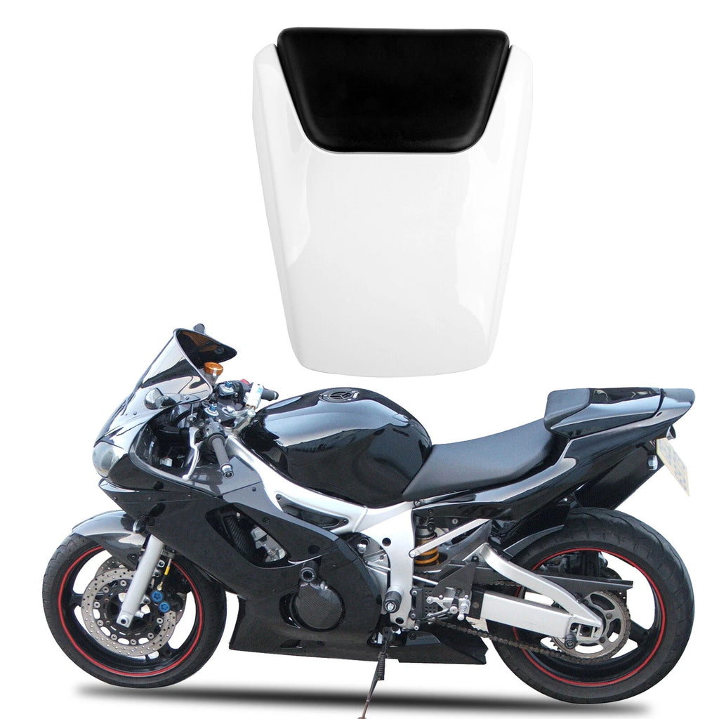 Rear Pillion Seat Cowl Fairing Cover for Yamaha YZF R6 (1998–2002) White T9