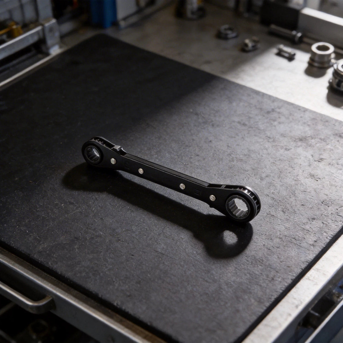 Ratchet Double Box End Reversible Wrench 621mm for Automotive Use