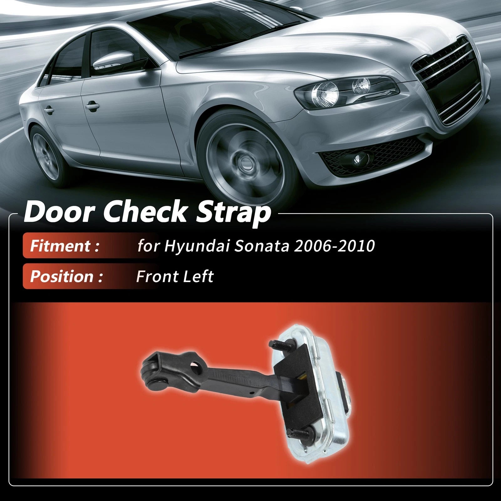 Door Check Strap Front Left Replacement for Hyundai Sonata (2006–2010)
