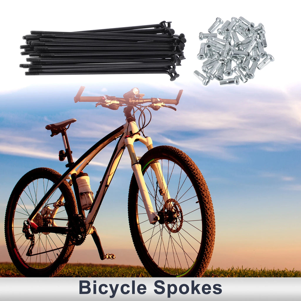 Bicycle Spoke Nipples Set 100mm Steel Universal for Universal (All Years)