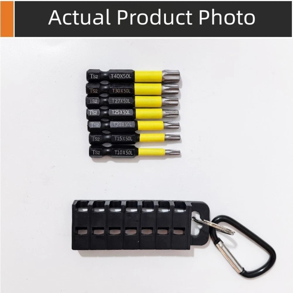 7 Pieces Impact Torque Screwdriver Bit Set for Electric Screwdriver