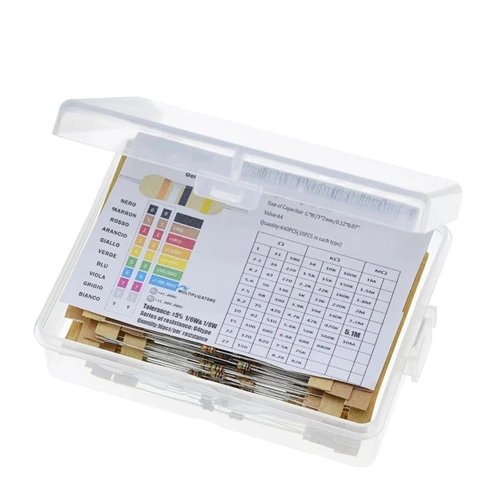 Resistor Covering 64 Values for Various Makes and Models