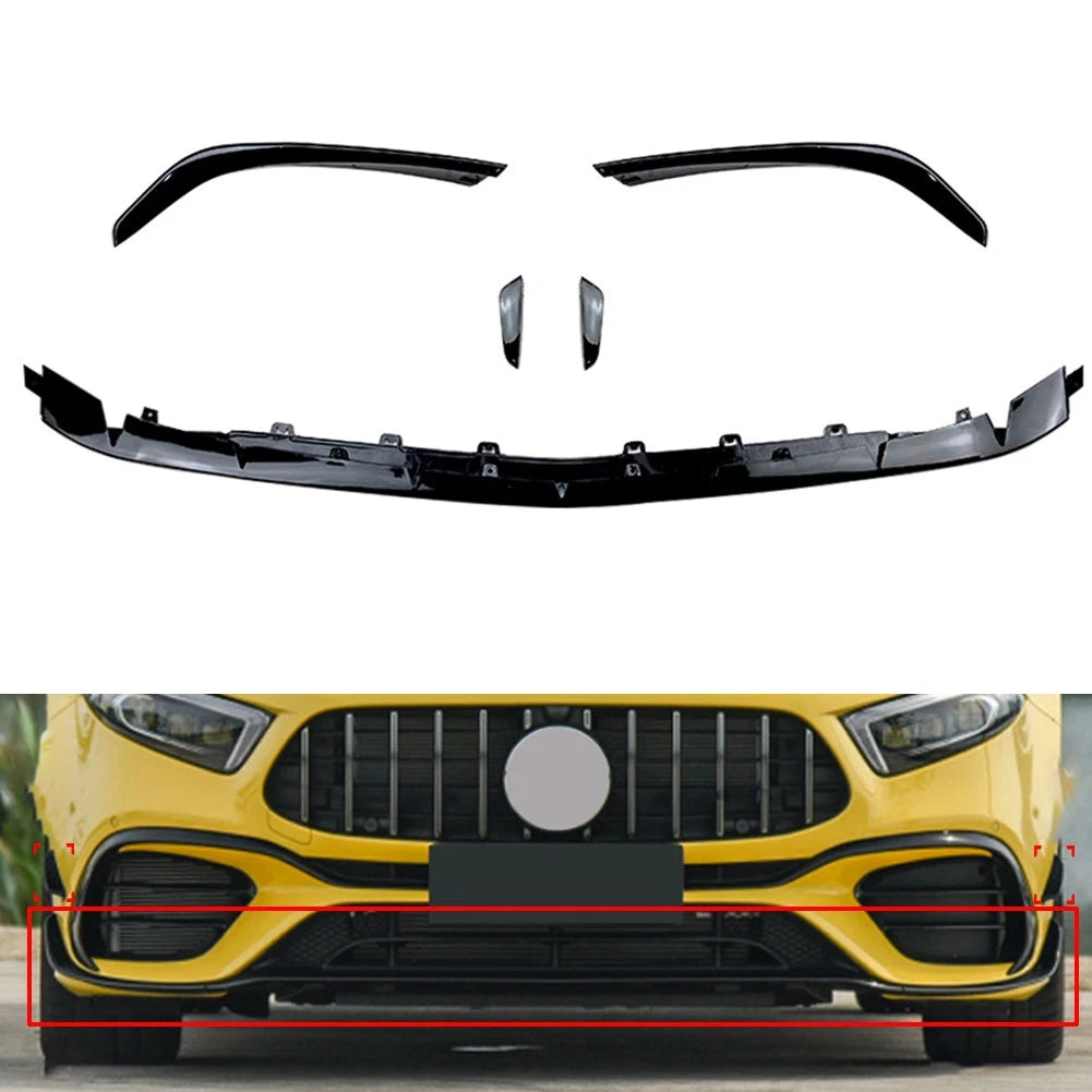 Front Bumper Kit 5PCS for Mercedes Benz A-Class W177 A45 (2019–2021)