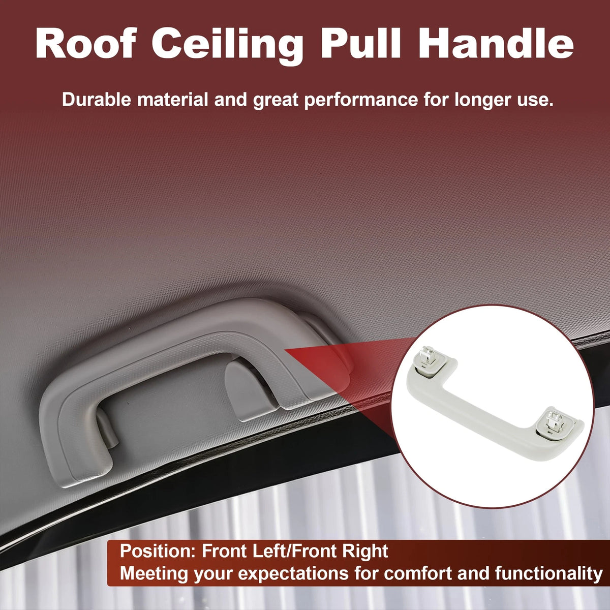 Roof Pull Handle for Toyota Corolla (74610-0R010) Interior Gray