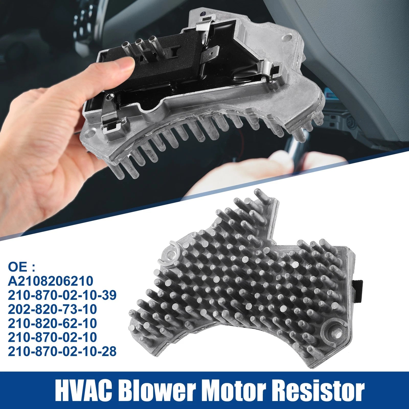 HVAC Blower Motor Resistor for Mercedes-Benz C 220 Base 1996–2000