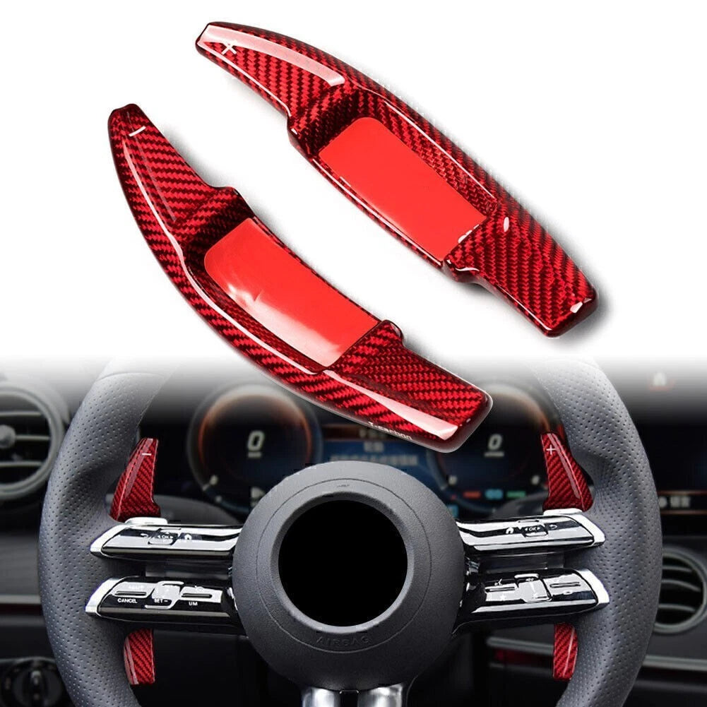 Shift Paddle Extension for Mercedes Benz E Class E260 (2021) - Red Carbon