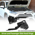 Qty 1 Hood Hinge Pair Replacement for Lexus NX200t (2015–2018) Front Bonnet