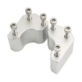 Handlebar Riser Spacer Kit for Kawasaki Concours 1400 ABS 2008–2022, Silver