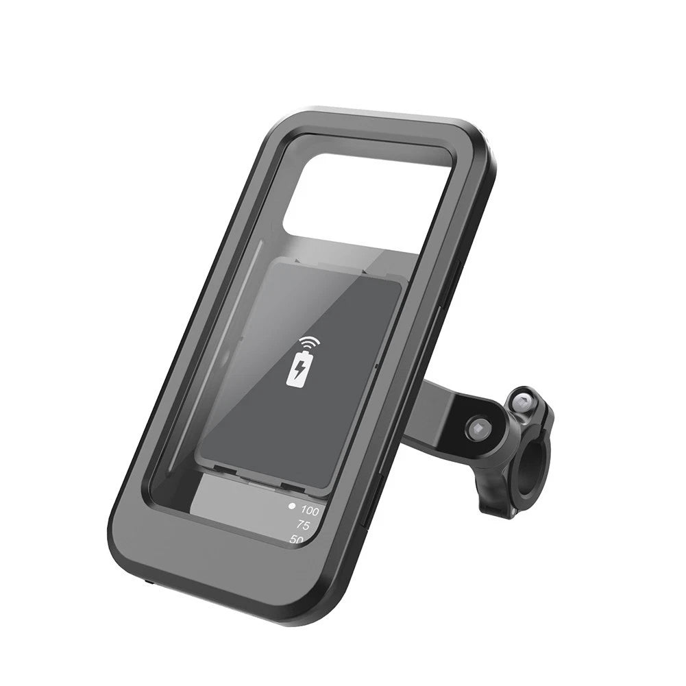 Motorcycle Phone Holder with Wireless Charging for Universal Fit (2010–2023)