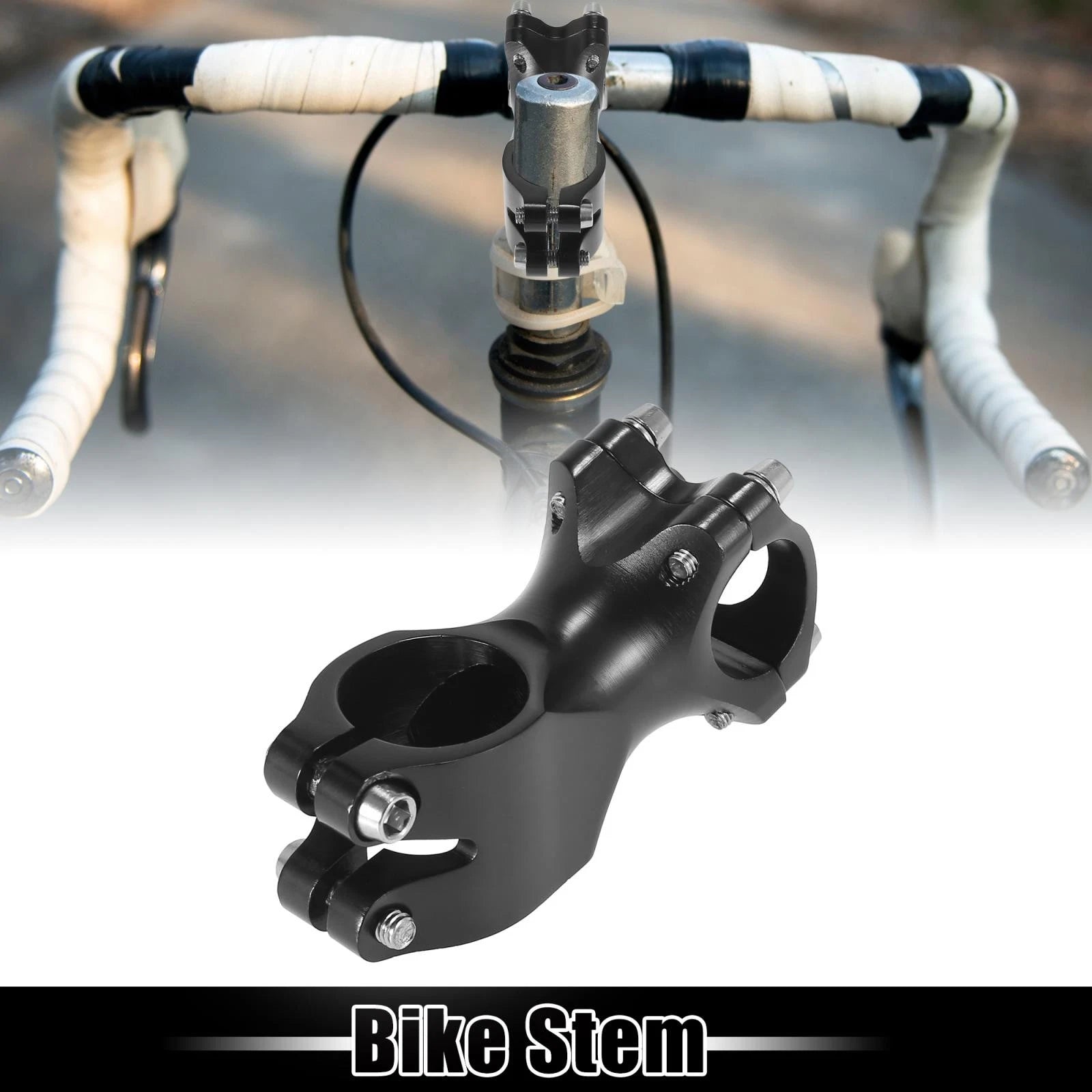 Handlebar Stem Short Replacement for BMX MTB Road Bike (25.4–60mm)