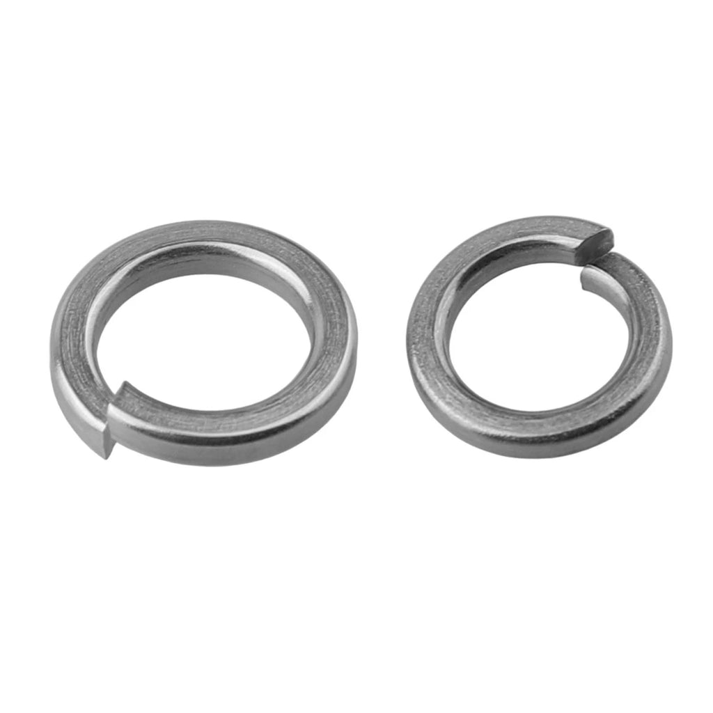 480pcs Assorted Spring Lock Washers Stainless Steel for Construction