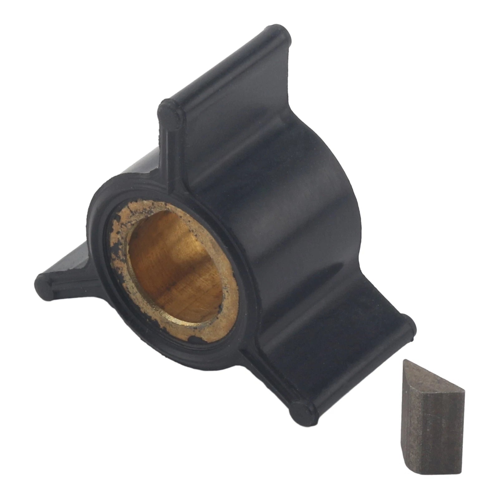Outboard Water Pump Impeller & Key for Evinrude Johnson 2 2.5 3 3.5 4 HP Engine