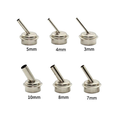 Curved Hot Nozzle Set of 6 (3mm/4mm/5mm/7mm/8mm/10mm)