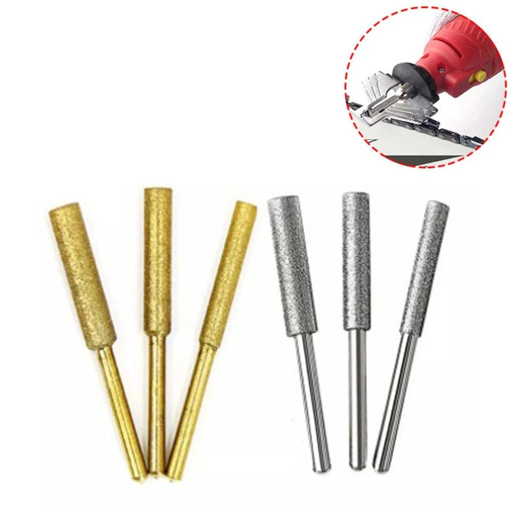 Set of 6 Diamond Grinding Heads for Handheld Saw Grinder (4MM, 48MM, 55MM)
