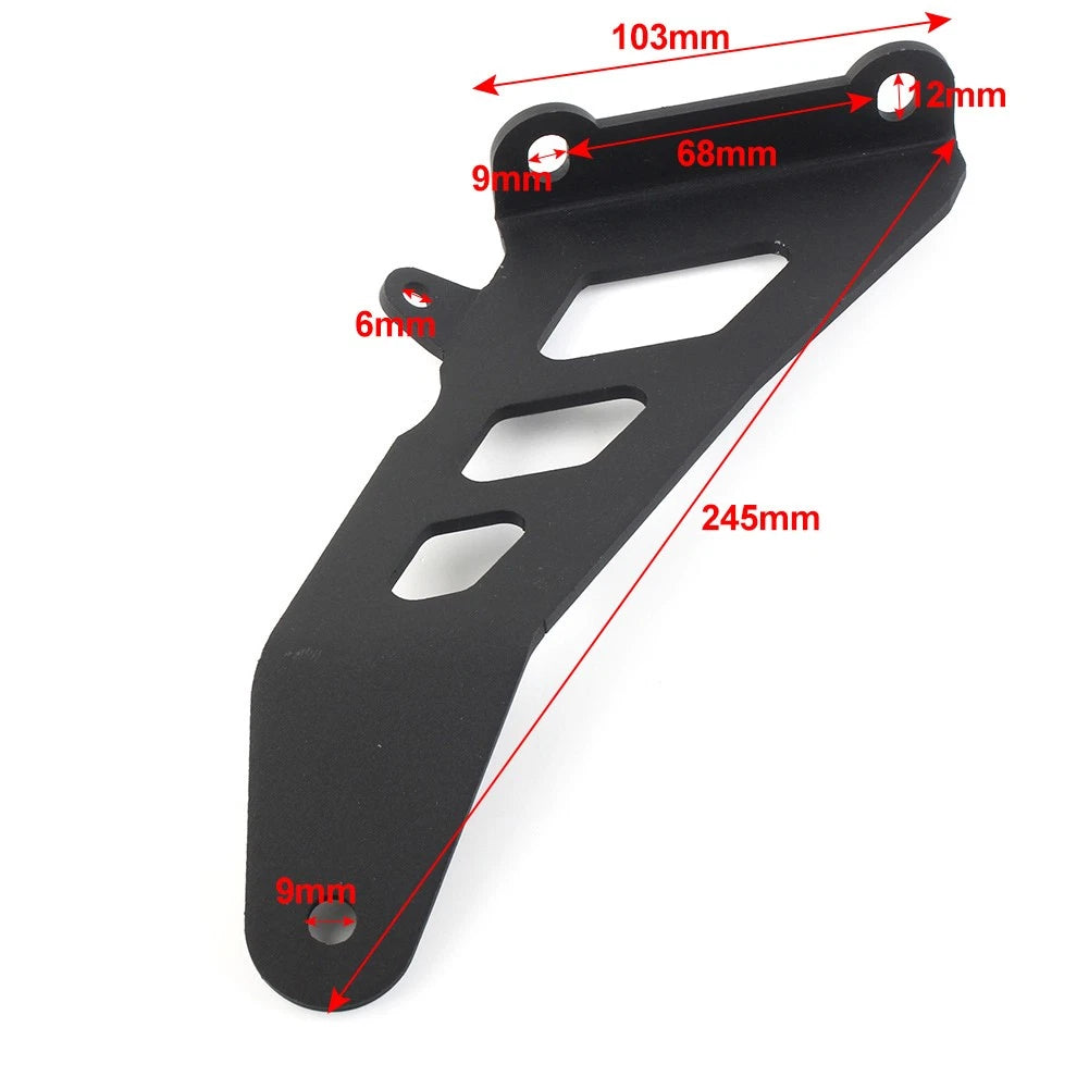 Exhaust Bracket Mount for Kawasaki Ninja 400 (2018–2024) Black