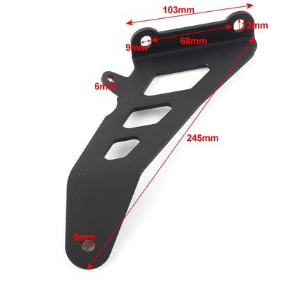 Exhaust Bracket Mount for Kawasaki Ninja 400 (2018–2024) Black