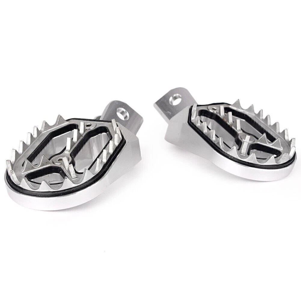 2X Foot Pegs for Honda CRF230L (2003–2009) Silver