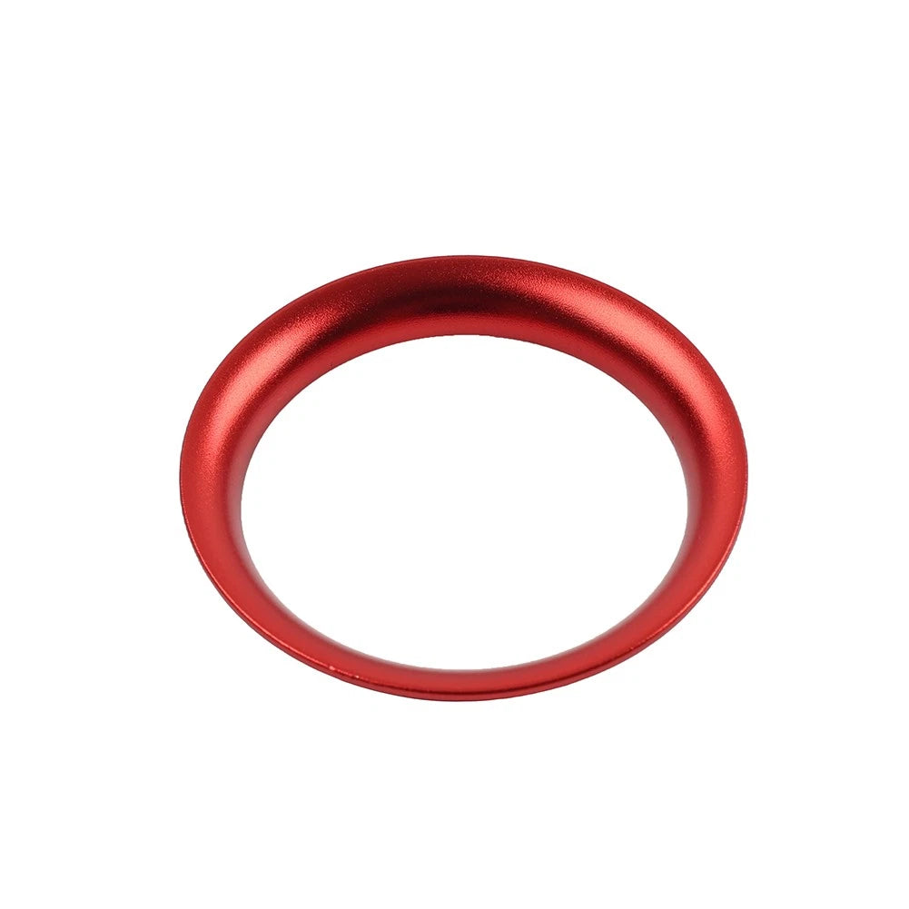 Push Button Ring Trim for Mazda 3 Axela 6 Atenza CX-5 (2014–2020) - Red