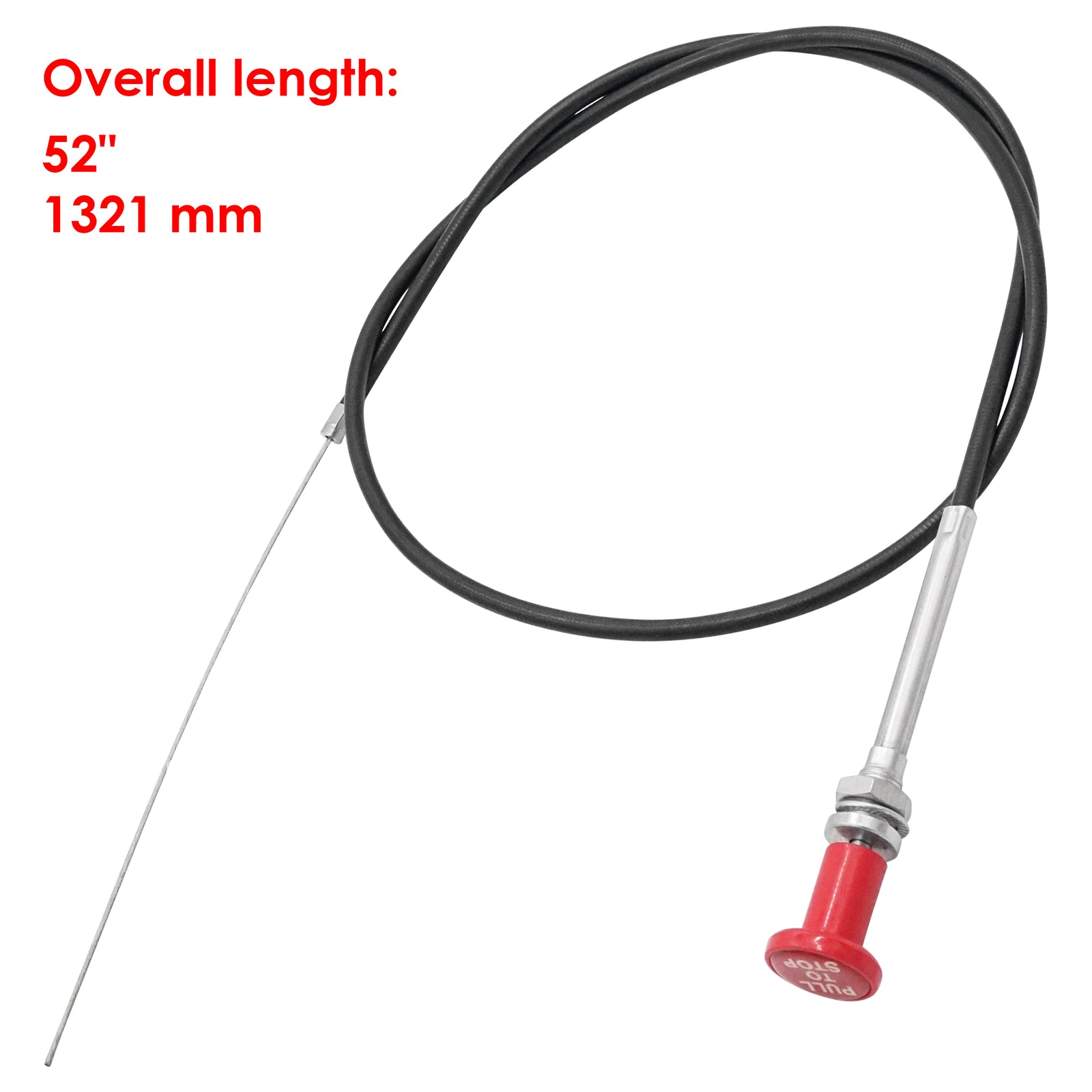 Fuel Shutoff Stop Cable for Massey Ferguson MF4240 MF4243 (1994–2009)