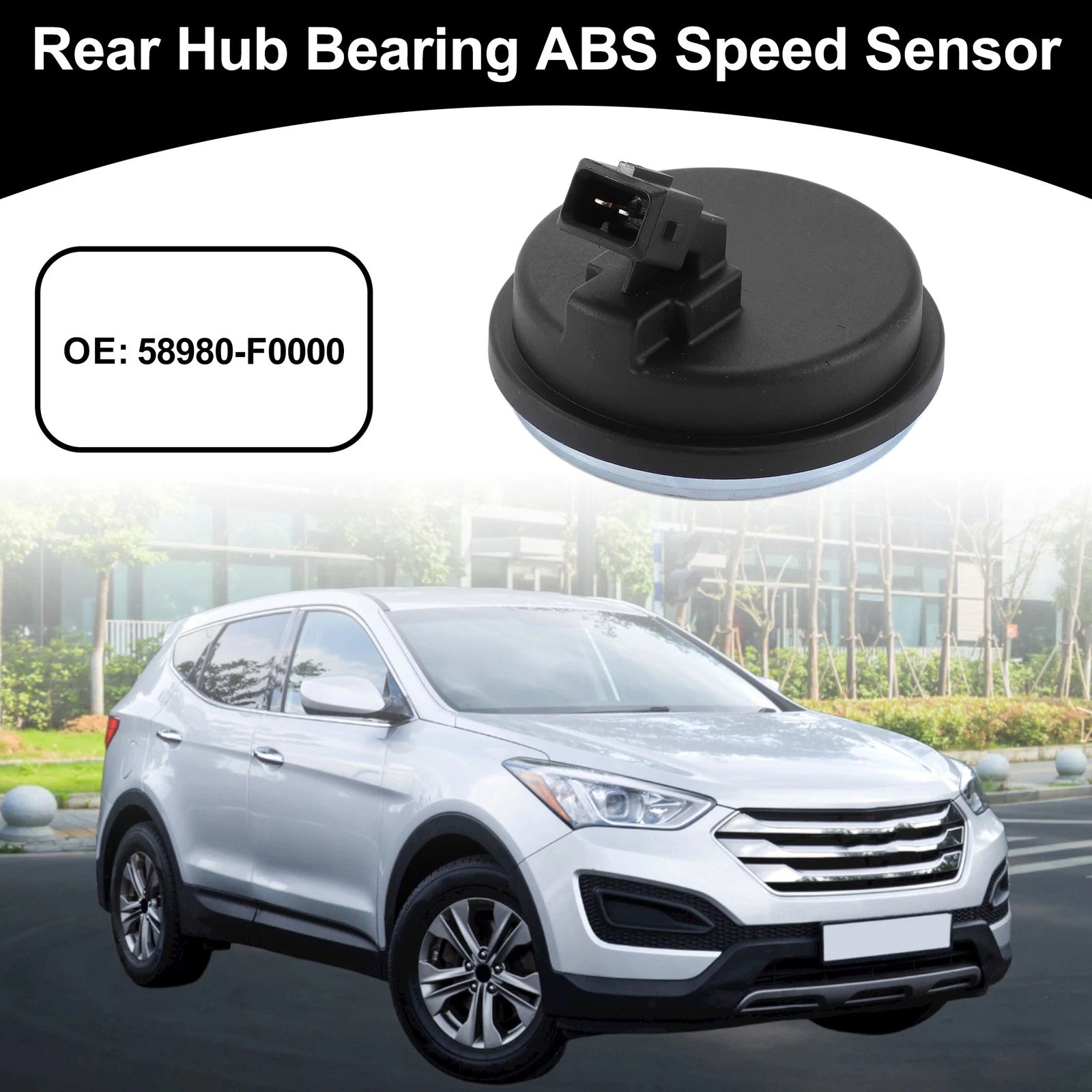 Rear Hub Bearing with ABS Speed Sensor for Hyundai Veloster (2012–2017)