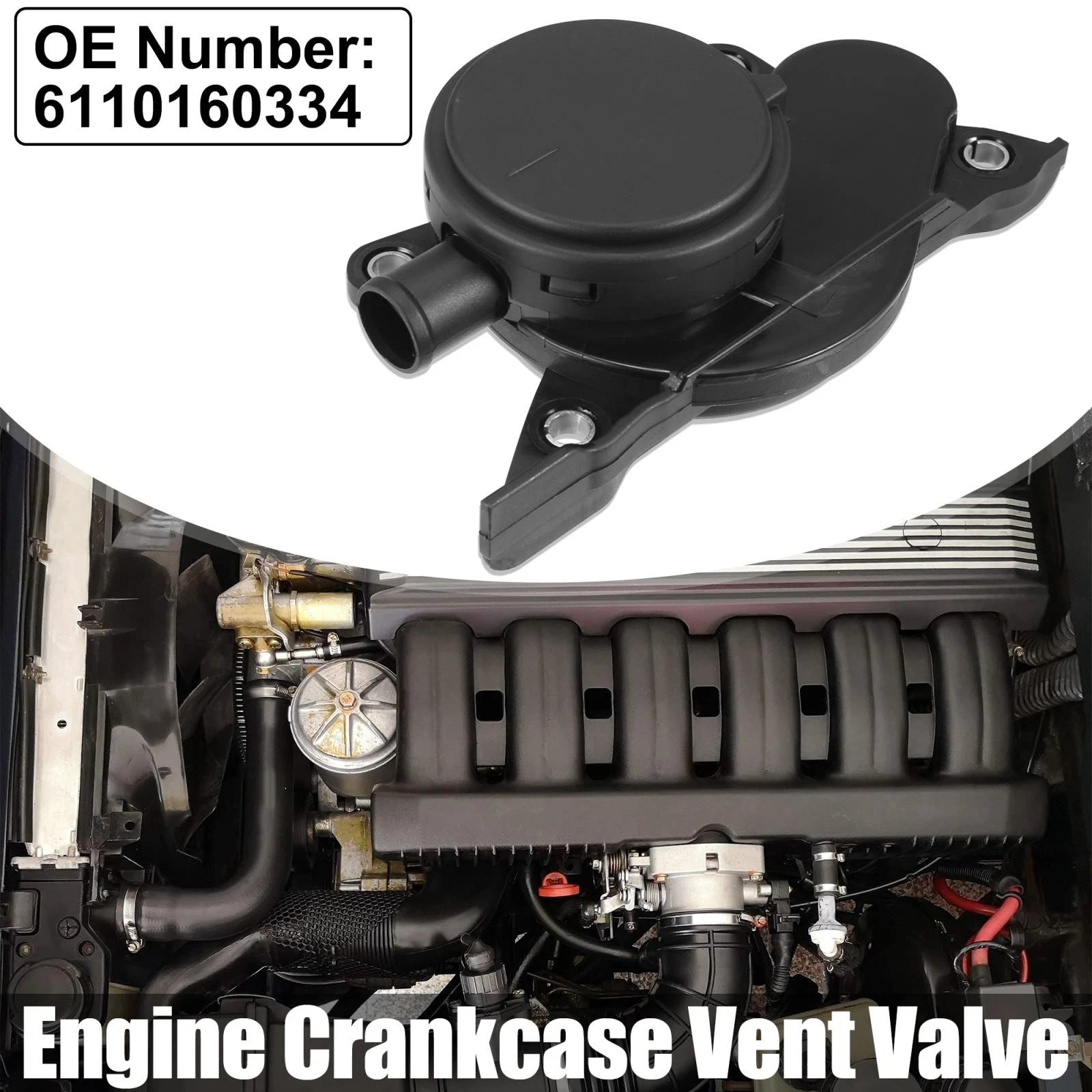 PVC Crankcase Vent Valve Replacement for Mercedes Benz W202 W210 (1995–2007)
