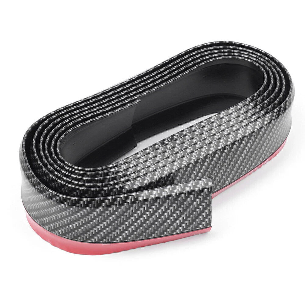 2.5M Auto Front Lower Lip Protective Strips Bumper Skirts Guard Rubber