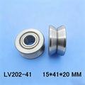 Sliding Rollers Bearing LV202 41ZZ for Track Pulley (Communication Devices)