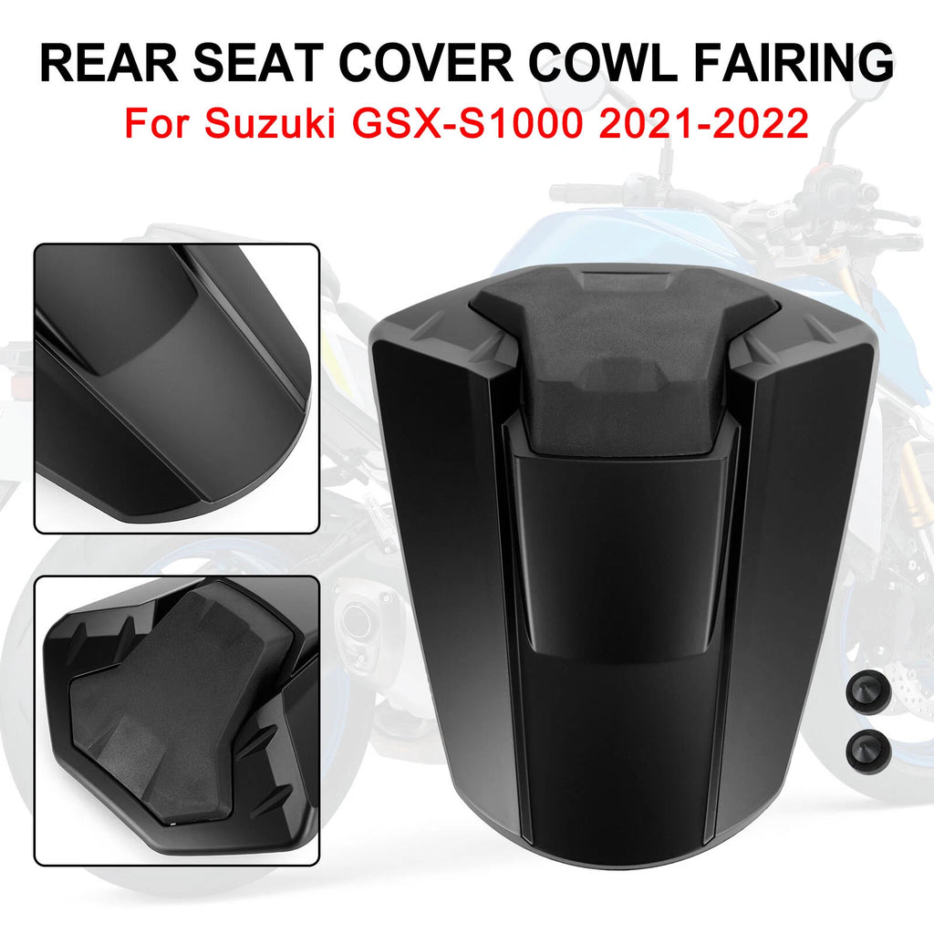 Rear Seat Cover Cowl Fairing for Suzuki GSXS 1000 (2021–2024) Matt Black