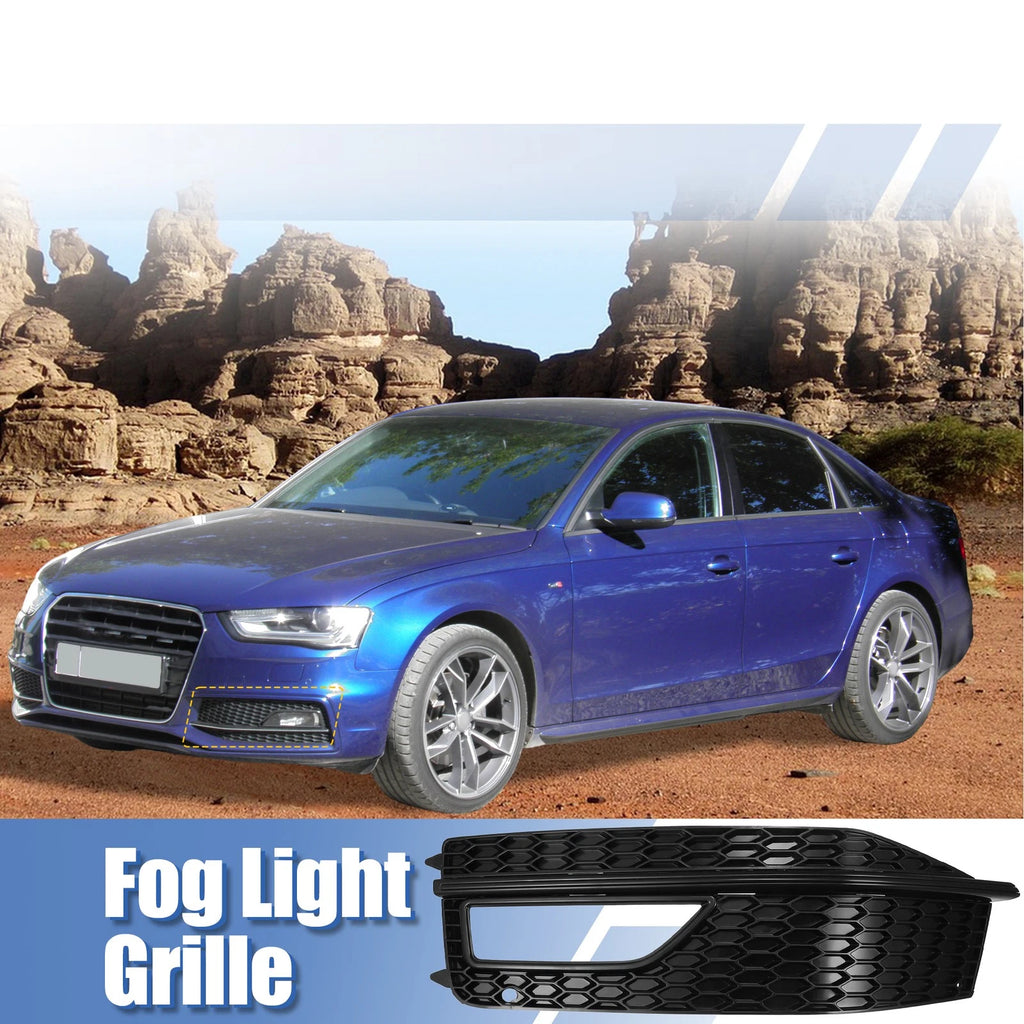 Front Left Fog Light Grille Cover Replacement for Audi A4 S4 S-line (2013–2015)