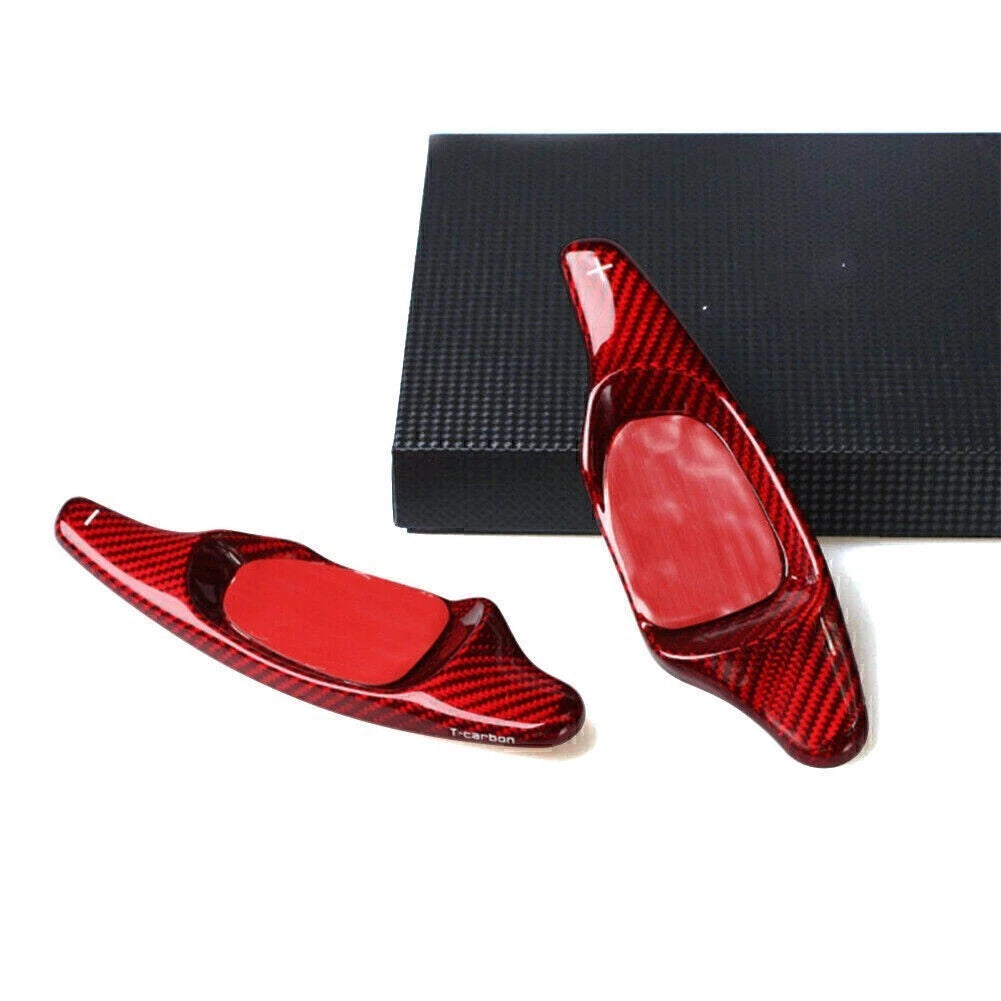 Carbon Fiber Shift Paddle Extensions for Audi S3 S5 A5 S6 SQ5 RS7 (2013–2020)