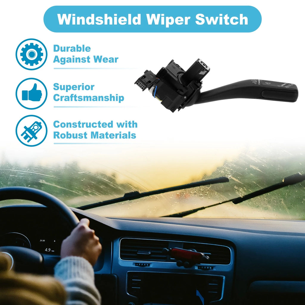 Windshield Wiper Control Switch Replacement for Volkswagen Jetta (2006–2010)