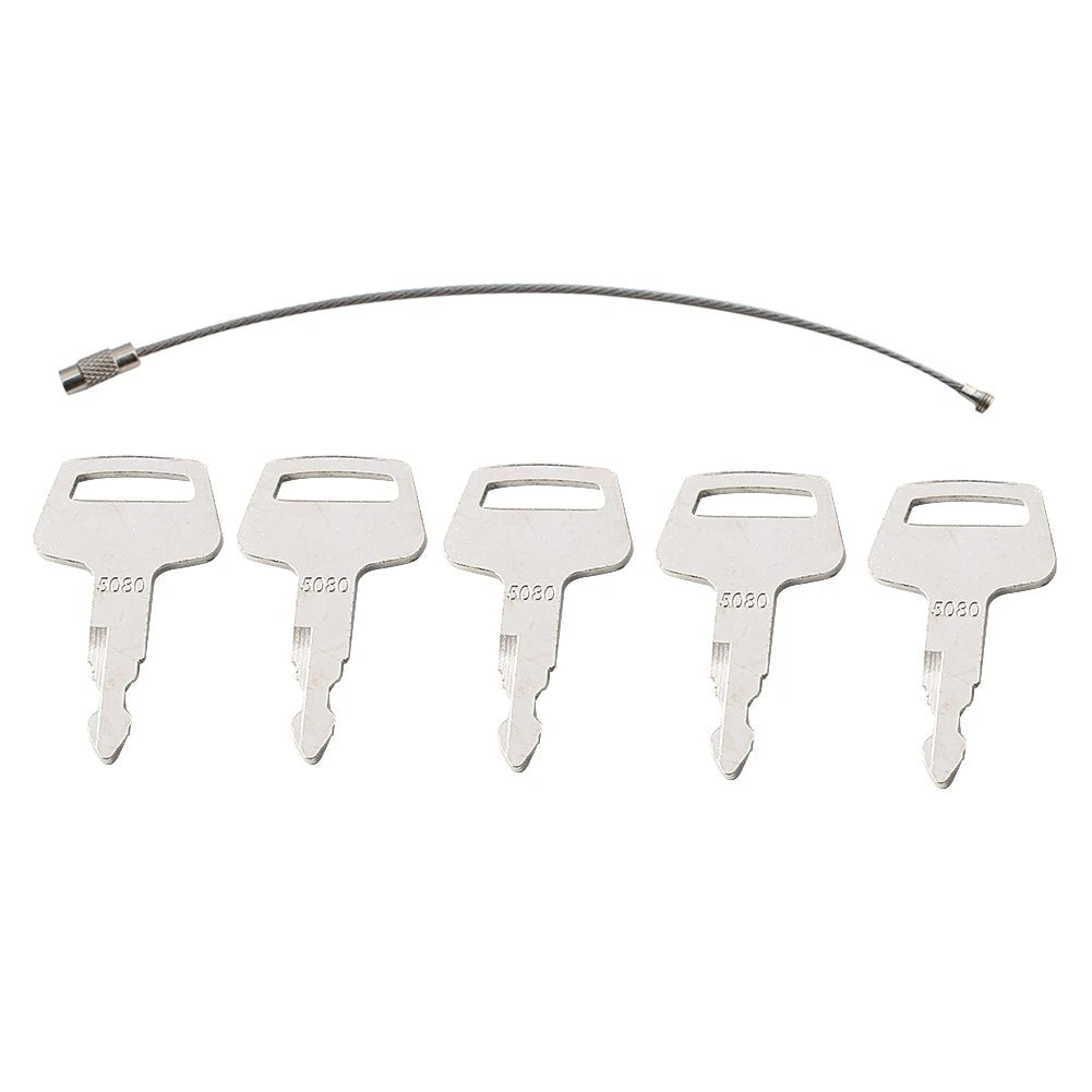 5PCS Ignition Keys for IHI Excavator (Heavy Equipment)