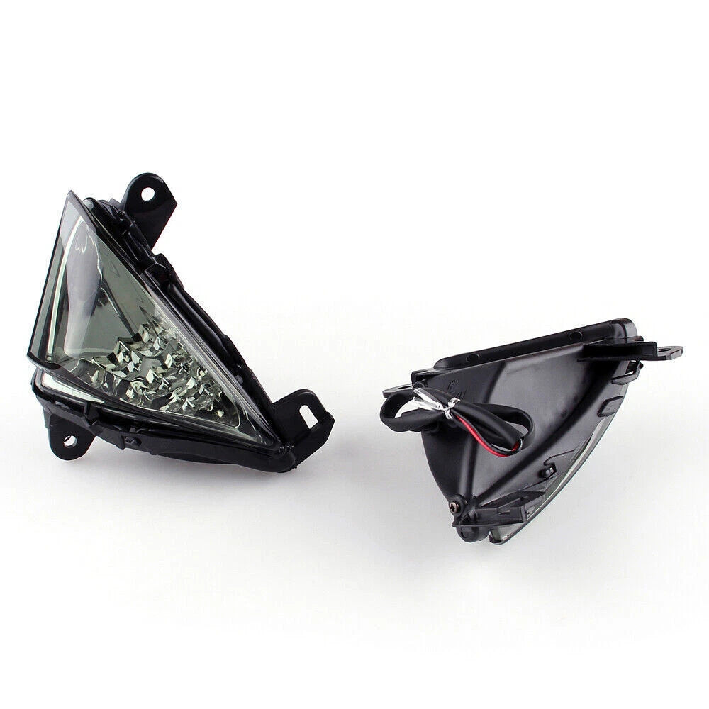 Front LED Turn Signals for Kawasaki Z750 Z1000 (2007–2009) T9 Smoke