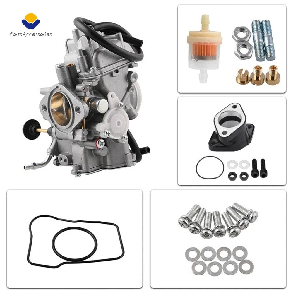 Carburetor and Air Box Cleaner Joint for Yamaha Warrior 350 (1987–2004)